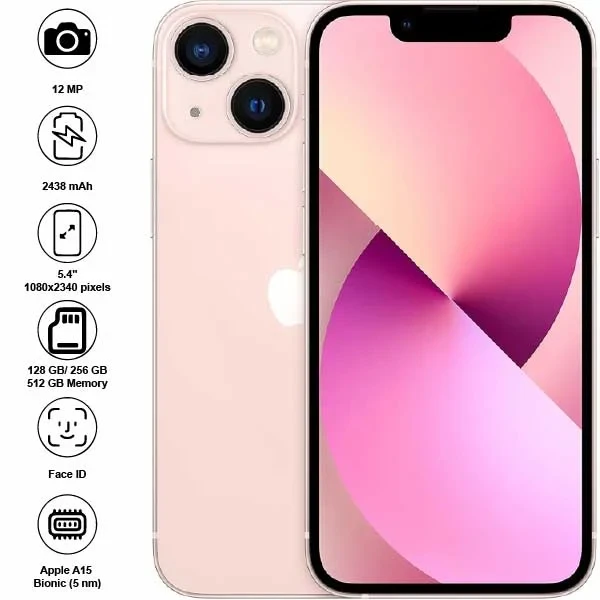 apple iphone 13 mini used 128gb 256gb 512gb blue black midnight pink red Free Shipping